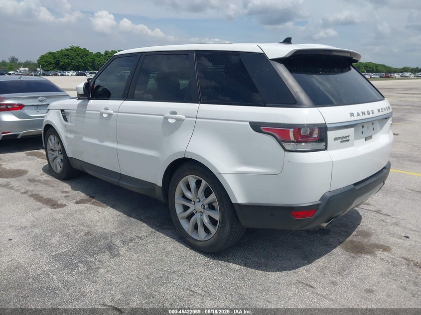2016 Land rover Range rover sport VIN SALWR2VF8GA556871 IAAI salvage auction — NORMAL WEAR, Clear (North Carolina), sold $6,700 on 2026-07-23 (photo 3)