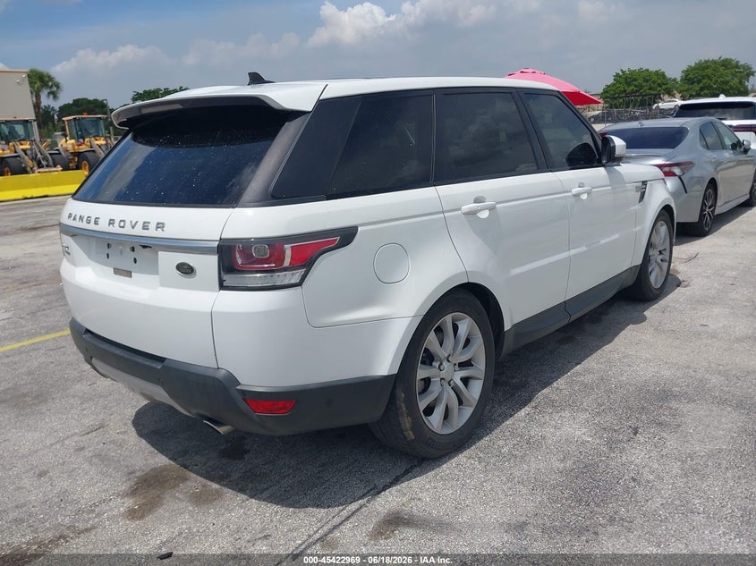 2016 Land rover Range rover sport VIN SALWR2VF8GA556871 IAAI salvage auction — NORMAL WEAR, Clear (North Carolina), sold $6,700 on 2026-07-23 (photo 4)