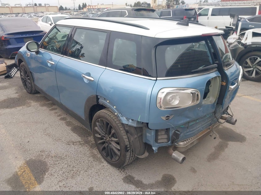 2017 Mini Clubman VIN WMWLU5C53H2E83487 IAAI salvage auction — REAR END, Salvage (California), sold $2,100 on 2026-07-12 (photo 3)