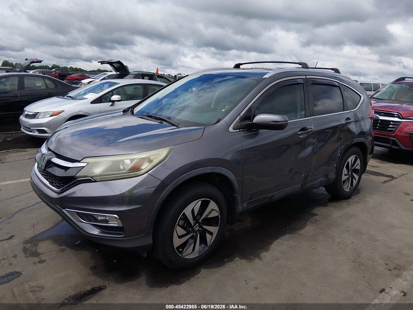 2015 Honda Cr-v VIN 5J6RM4H90FL099135 IAAI salvage auction — LEFT SIDE, Salvage (North Carolina), sold $6,300 on 2026-07-24 (photo 2)