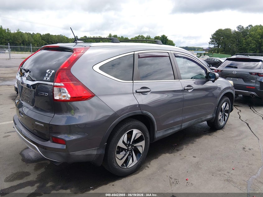 2015 Honda Cr-v VIN 5J6RM4H90FL099135 IAAI salvage auction — LEFT SIDE, Salvage (North Carolina), sold $5,400 on 2026-07-23 (photo 4)