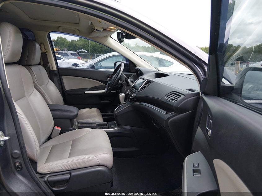 2015 Honda Cr-v VIN 5J6RM4H90FL099135 IAAI salvage auction — LEFT SIDE, Salvage (North Carolina), sold $6,300 on 2026-07-24 (photo 5)