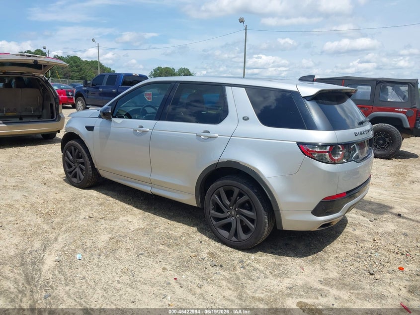 2017 Land rover Discovery sport VIN SALCR2BG9HH655563 IAAI salvage auction — FRONT END, Salvage (Georgia), sold $1,525 on 2026-07-16 (photo 3)