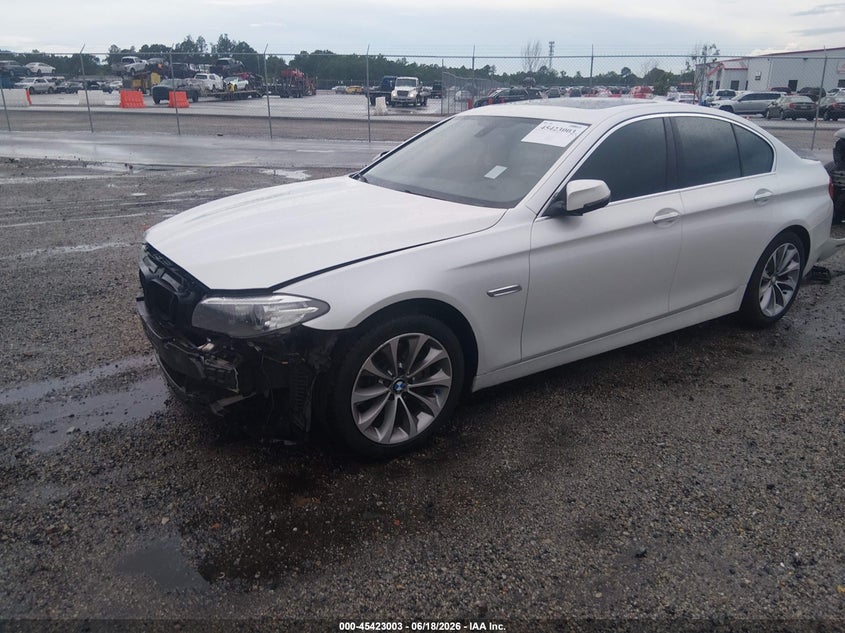 2016 BMW 5er VIN WBA5A5C54GG348079 IAAI salvage auction — FRONT END, Salvage (South Carolina), sold $2,800 on 2026-07-24 (photo 2)