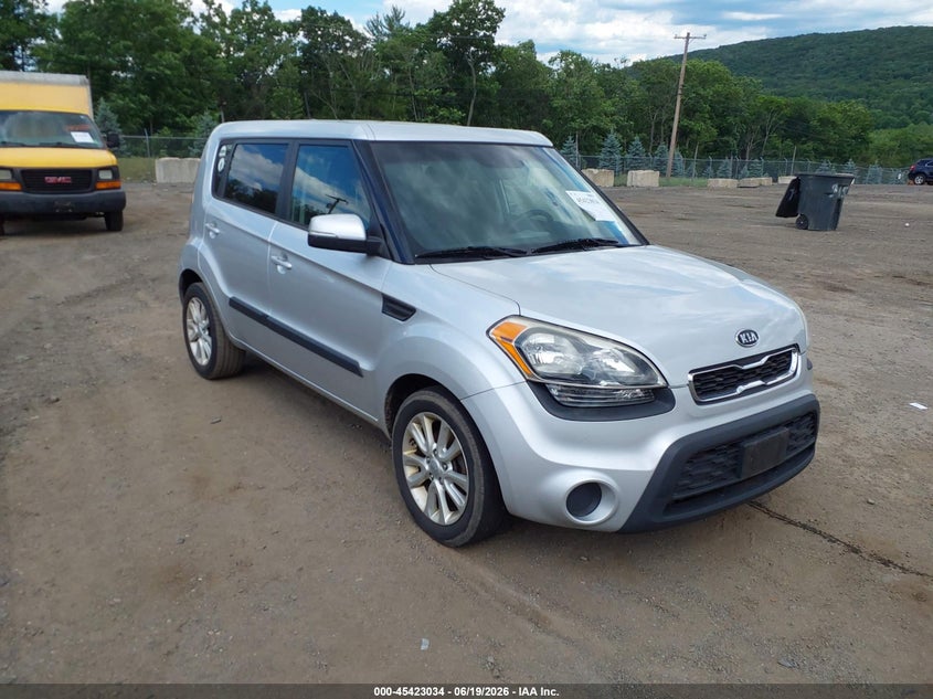 2012 Kia Soul VIN KNDJT2A62C7365429 IAAI salvage auction — NORMAL WEAR, Clear (New Jersey), sold $625 on 2026-07-09 (photo 1)