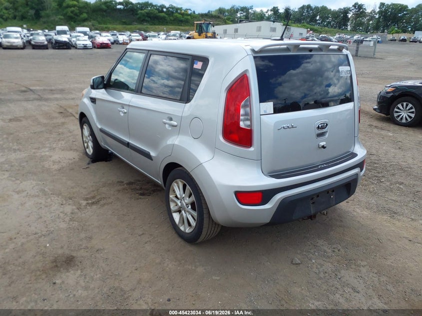 2012 Kia Soul VIN KNDJT2A62C7365429 IAAI salvage auction — NORMAL WEAR, Clear (New Jersey), sold $625 on 2026-07-09 (photo 3)