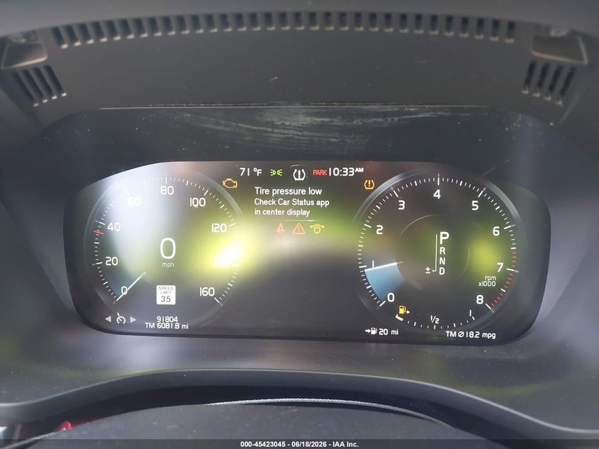 2019 Volvo Xc60 VIN YV4A22RK4K1371509 IAAI salvage auction — FRONT END, Salvage (California), sold $6,275 on 2026-07-20 (photo 7)