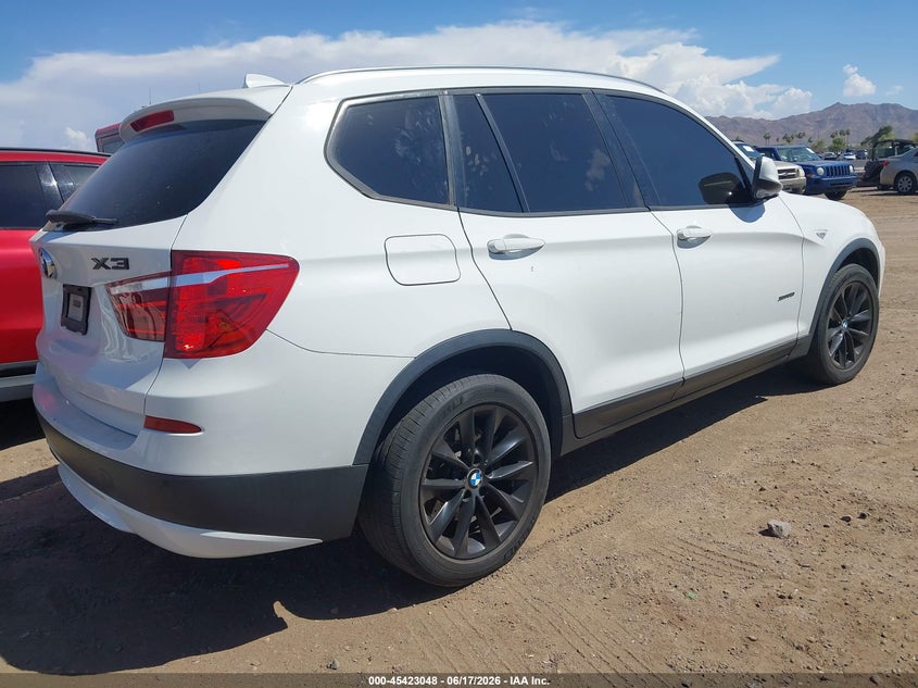 2013 BMW X3 VIN 5UXWX9C51D0D07475 IAAI salvage auction — NORMAL WEAR, Clear-Dealer Only (Arizona), sold $300 on 2026-07-21 (photo 4)