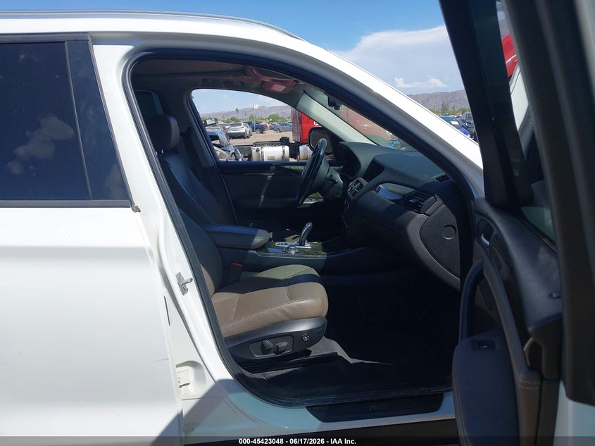 2013 BMW X3 VIN 5UXWX9C51D0D07475 IAAI salvage auction — NORMAL WEAR, Clear-Dealer Only (Arizona), sold $300 on 2026-07-21 (photo 5)