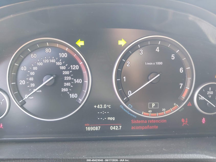 2013 BMW X3 VIN 5UXWX9C51D0D07475 IAAI salvage auction — NORMAL WEAR, Clear-Dealer Only (Arizona), sold $300 on 2026-07-21 (photo 7)