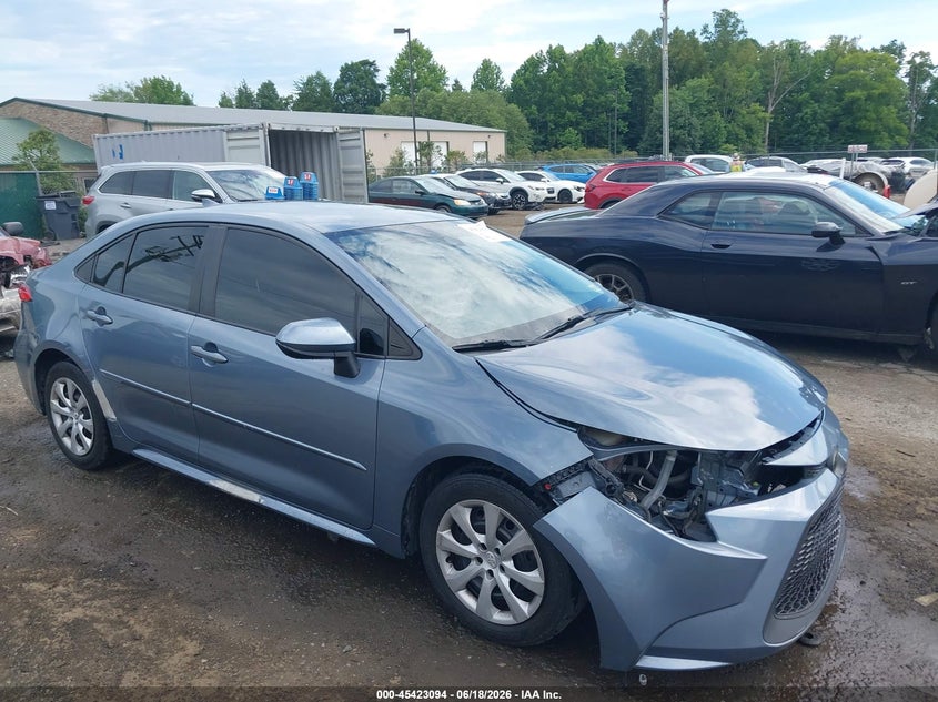 2020 Toyota Corolla VIN JTDEPRAE7LJ004206 IAAI salvage auction — FRONT END, Salvage Title, sold $3,150 on 2026-07-26 (photo 1)