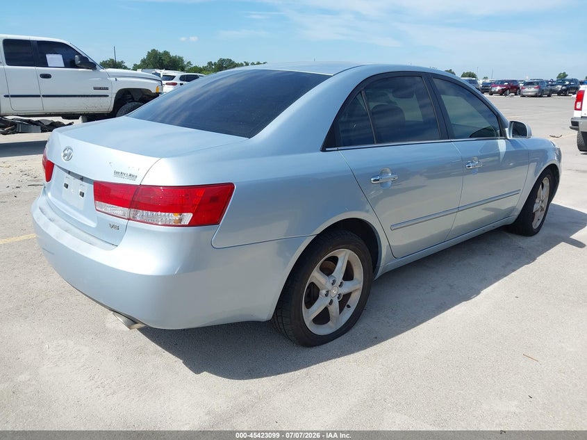 2007 Hyundai Sonata VIN 5NPEU46F57H219126 IAAI salvage auction — NORMAL WEAR, Clear (Texas), sold $25 on 2026-07-16 (photo 4)