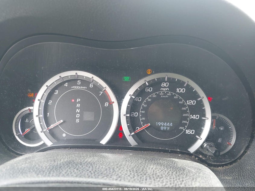 2012 Acura Tsx VIN JH4CU2F69CC008611 IAAI salvage auction — FRONT END, Salvage (Alabama), sold $25 on 2026-07-08 (photo 7)