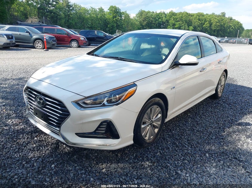 2018 Hyundai Sonata hybrid VIN KMHE24L39JA083741 IAAI salvage auction — NORMAL WEAR, Sf97 (New York), sold $6,100 on 2026-07-23 (photo 2)