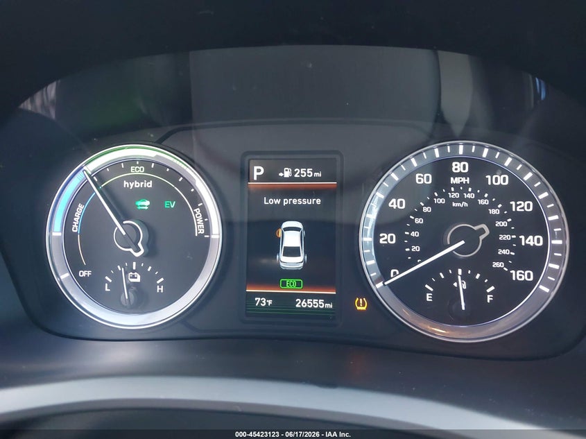 2018 Hyundai Sonata hybrid VIN KMHE24L39JA083741 IAAI salvage auction — NORMAL WEAR, Sf97 (New York), sold $6,100 on 2026-07-23 (photo 7)