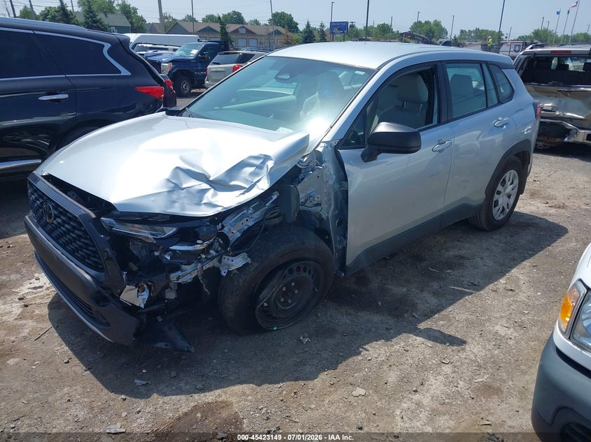 2023 Toyota Corolla cross VIN 7MUAAABG7PV057732 IAAI salvage auction — LEFT FRONT, Salvage Title, sold $7,025 on 2026-07-29 (photo 2)
