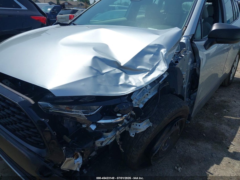 2023 Toyota Corolla cross VIN 7MUAAABG7PV057732 IAAI salvage auction — LEFT FRONT, Salvage Title, sold $7,025 on 2026-07-29 (photo 6)
