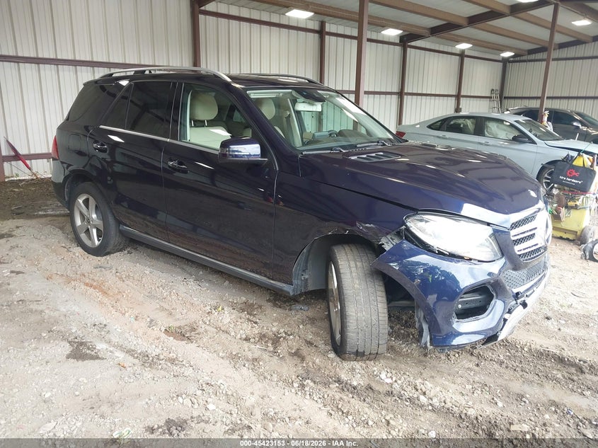 2017 Mercedes-benz Gle VIN 4JGDA5JB2HA935274 IAAI salvage auction — FRONT END, Salvage Title, sold $7,800 on 2026-07-30 (photo 1)