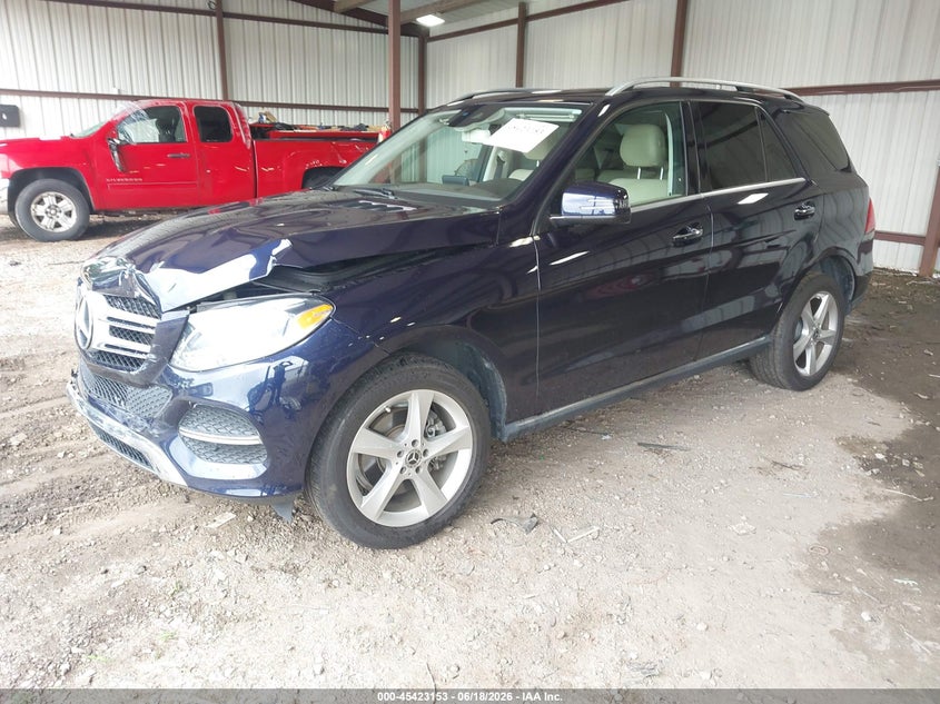 2017 Mercedes-benz Gle VIN 4JGDA5JB2HA935274 IAAI salvage auction — FRONT END, Salvage Title, sold $7,800 on 2026-07-30 (photo 2)