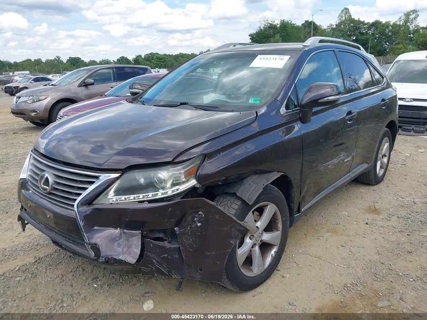 2013 Lexus Rx VIN 2T2BK1BA2DC206992 IAAI salvage auction — LEFT FRONT, Salvage (Virginia), sold $6,500 on 2026-07-10 (photo 2)