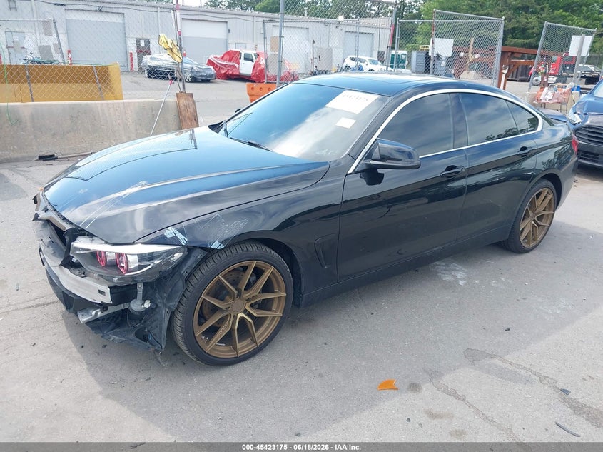 2019 BMW 4er VIN WBA4J3C58KBL09498 IAAI salvage auction — FRONT END, Mv-907A (New York), sold $7,800 on 2026-08-13 (photo 2)