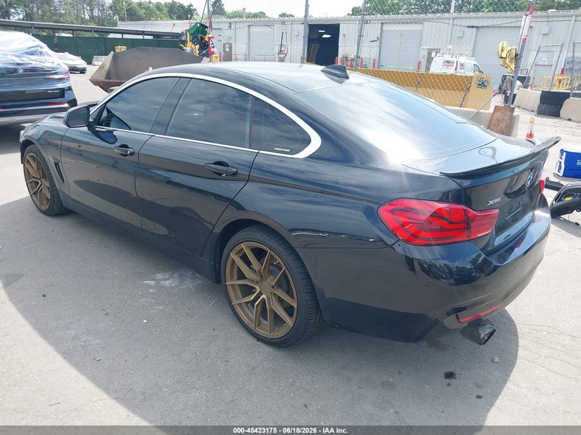 2019 BMW 4er VIN WBA4J3C58KBL09498 IAAI salvage auction — FRONT END, Mv-907A (New York), sold $7,800 on 2026-08-13 (photo 3)