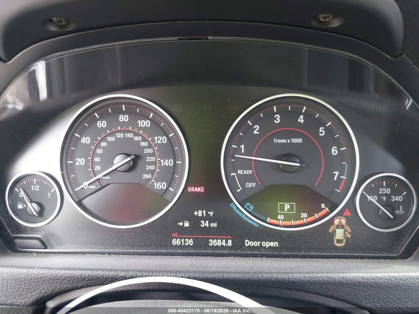 2019 BMW 4er VIN WBA4J3C58KBL09498 IAAI salvage auction — FRONT END, Mv-907A (New York), sold $7,800 on 2026-08-13 (photo 7)