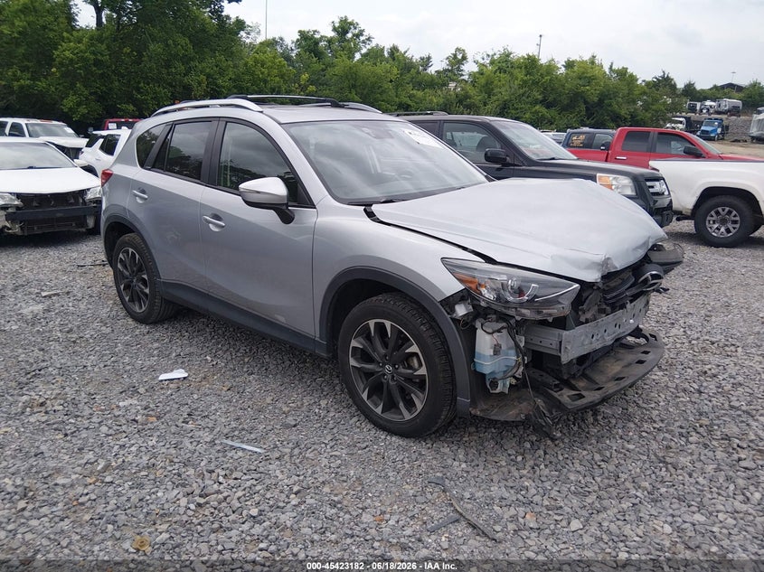 2016 Mazda Cx-5 VIN JM3KE4DY0G0604750 IAAI salvage auction — FRONT END, Salvage (Tennessee), sold $3,550 on 2026-07-09 (photo 1)