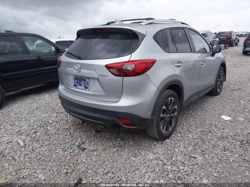 2016 Mazda Cx-5 VIN JM3KE4DY0G0604750 IAAI salvage auction — FRONT END, Salvage (Tennessee), sold $3,550 on 2026-07-09 (photo 4)