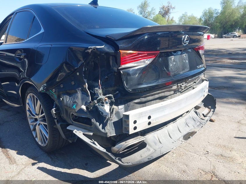 2017 Lexus VIN JTHBA1D29H5042218 IAAI salvage auction — REAR END, Salvage (California), sold $4,050 on 2026-07-07 (photo 6)