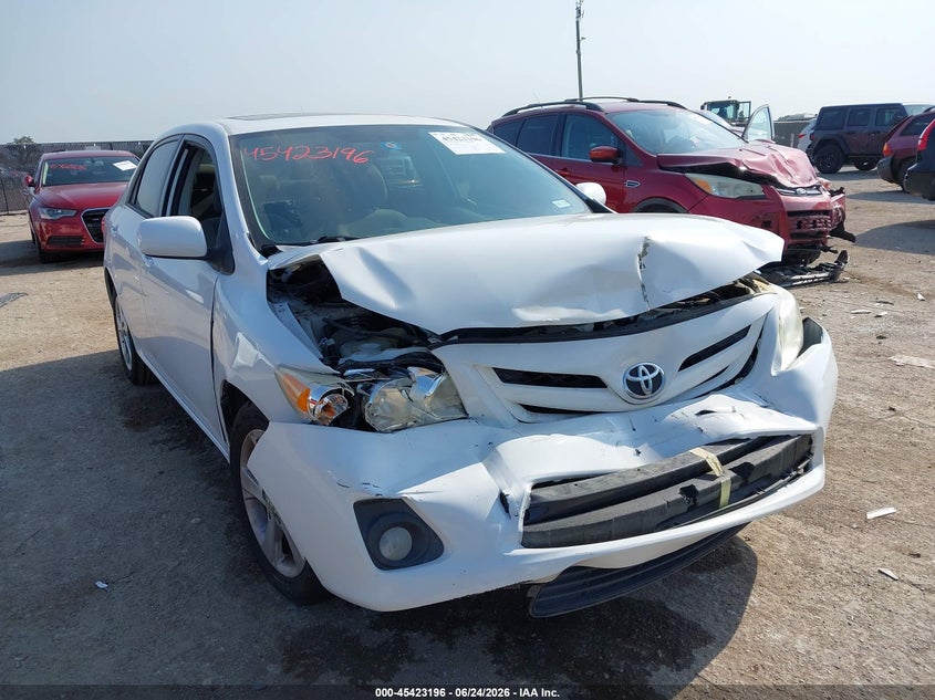 2012 Toyota Corolla VIN 5YFBU4EEXCP005175 IAAI salvage auction — FRONT END, Salvage (Texas), sold $2,250 on 2026-07-28 (photo 1)