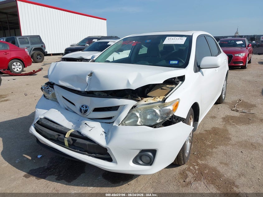 2012 Toyota Corolla VIN 5YFBU4EEXCP005175 IAAI salvage auction — FRONT END, Salvage (Texas), sold $2,250 on 2026-07-28 (photo 2)