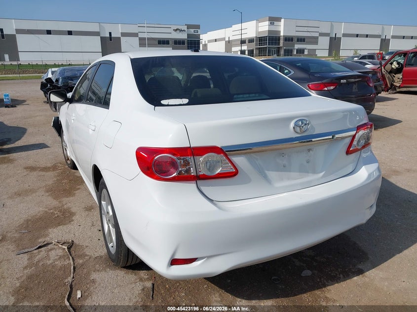 2012 Toyota Corolla VIN 5YFBU4EEXCP005175 IAAI salvage auction — FRONT END, Salvage (Texas), sold $2,250 on 2026-07-28 (photo 3)