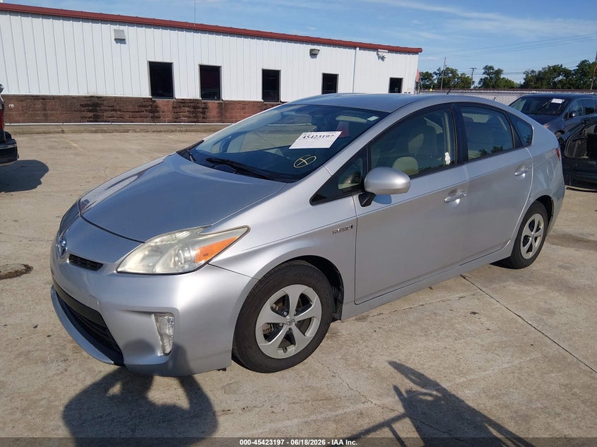 2014 Toyota Prius VIN JTDKN3DU5E1739715 IAAI salvage auction — NORMAL WEAR, Clear (South Carolina), sold $2,500 on 2026-07-14 (photo 2)