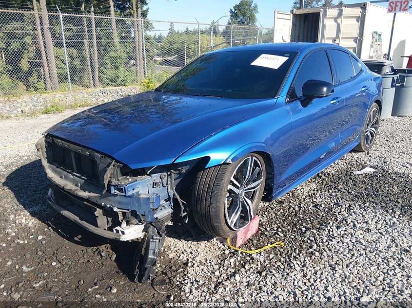 2021 Volvo S60 VIN 7JR102FM9MG103863 IAAI salvage auction — LEFT FRONT, Bill Of Sale (Washington), sold $6,500 on 2026-07-29 (photo 2)