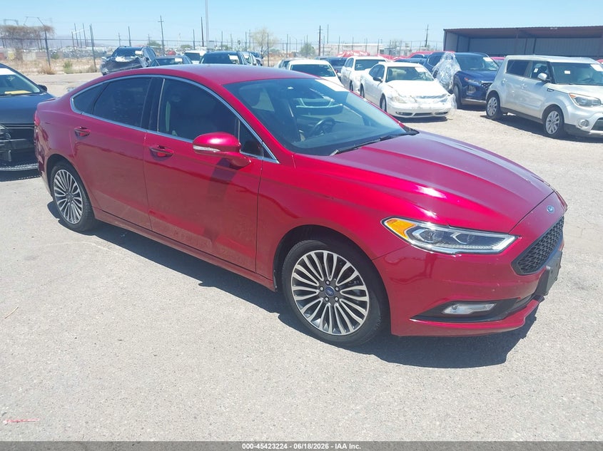 2018 Ford Fusion VIN 3FA6P0K90JR257359 IAAI salvage auction — LEFT REAR, Salvage (Arizona), sold $3,300 on 2026-07-09 (photo 1)