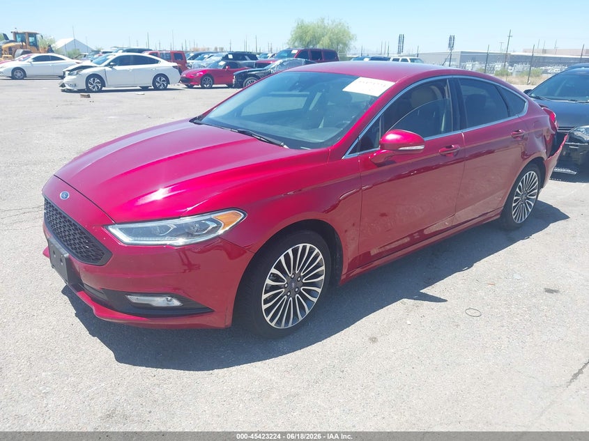2018 Ford Fusion VIN 3FA6P0K90JR257359 IAAI salvage auction — LEFT REAR, Salvage (Arizona), sold $3,300 on 2026-07-09 (photo 2)