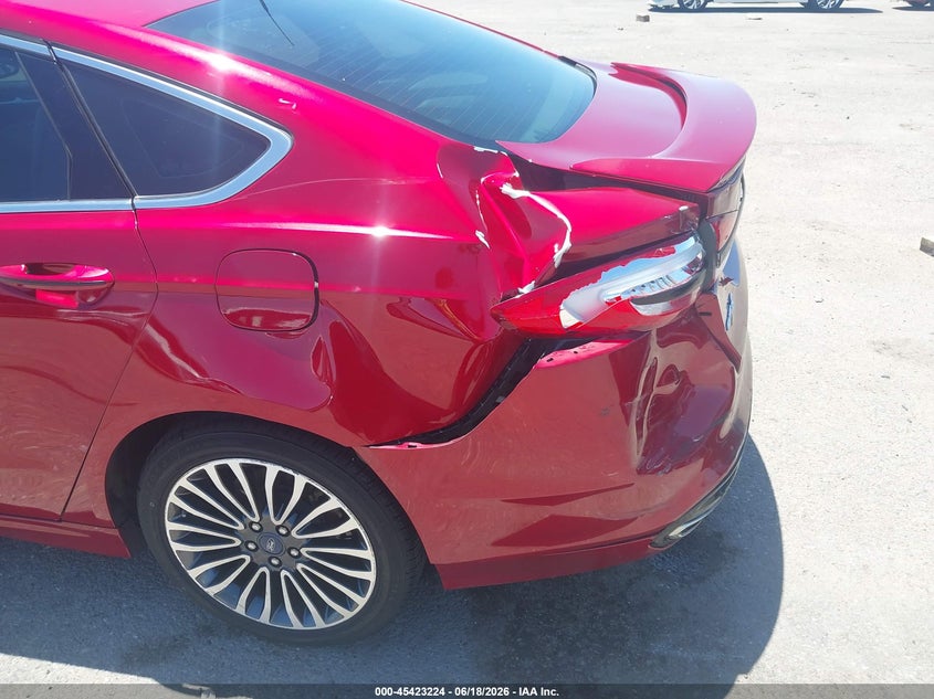 2018 Ford Fusion VIN 3FA6P0K90JR257359 IAAI salvage auction — LEFT REAR, Salvage (Arizona), sold $3,300 on 2026-07-09 (photo 6)