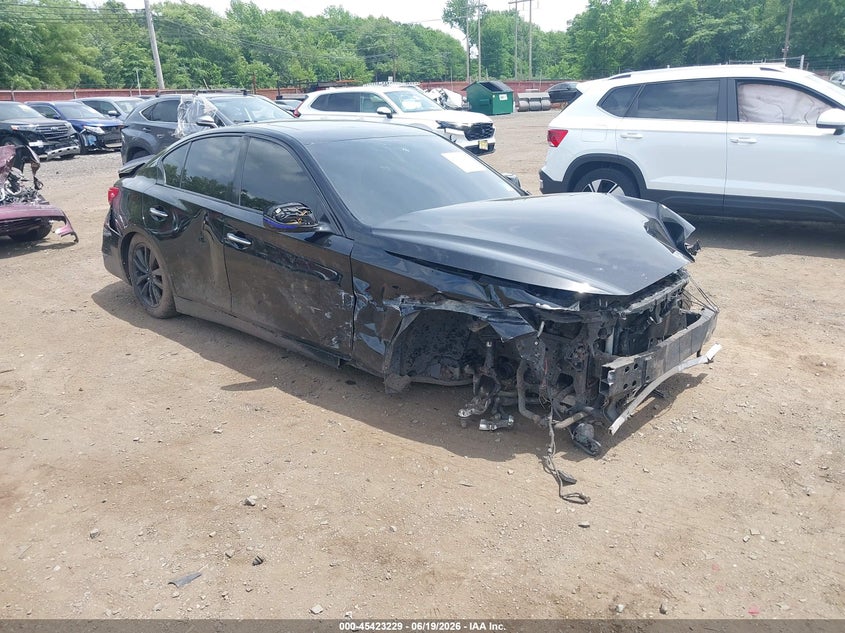 2017 Infiniti Q50 VIN JN1EV7AR1HM833195 IAAI salvage auction — ALL OVER, Salvage (Idaho), sold $1,700 on 2026-07-08 (photo 1)