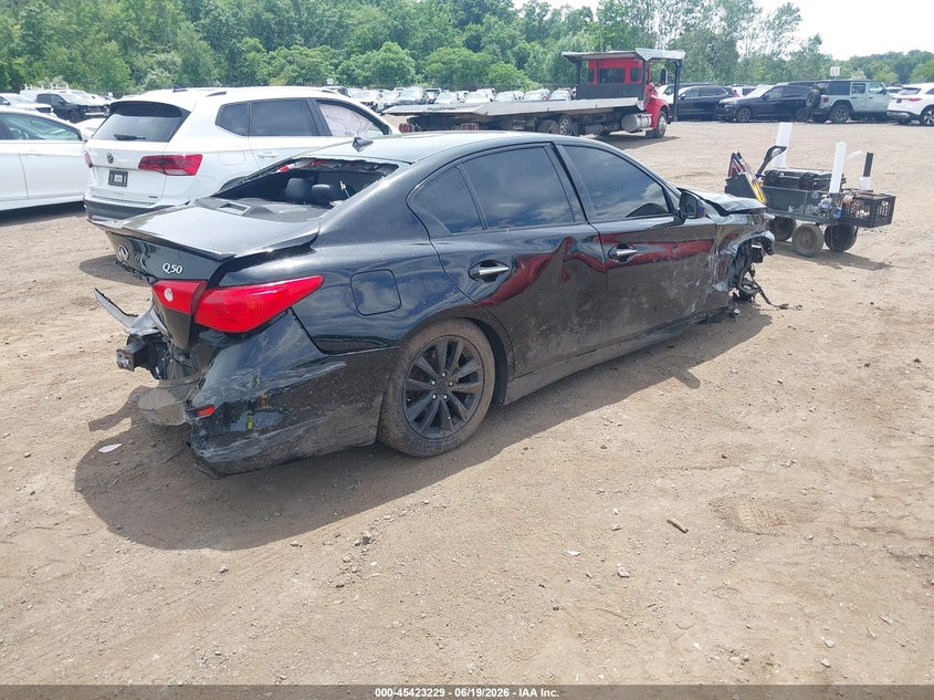 2017 Infiniti Q50 VIN JN1EV7AR1HM833195 IAAI salvage auction — ALL OVER, Salvage (Idaho), sold $1,700 on 2026-07-08 (photo 4)
