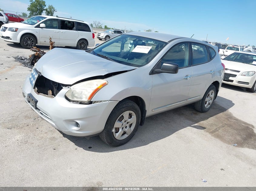 2012 Nissan Rogue VIN JN8AS5MV7CW388609 IAAI salvage auction — FRONT & REAR, Salvage (Iowa), sold $325 on 2026-07-18 (photo 2)