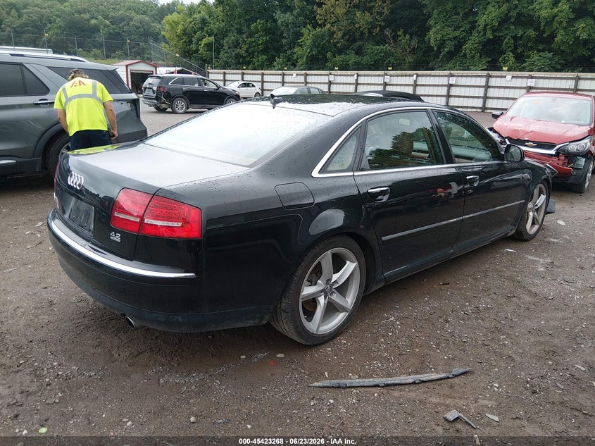 2008 Audi A8 VIN WAUMV94E08N011394 IAAI salvage auction — FRONT END, Salvage (Tennessee), sold $25 on 2026-07-08 (photo 4)