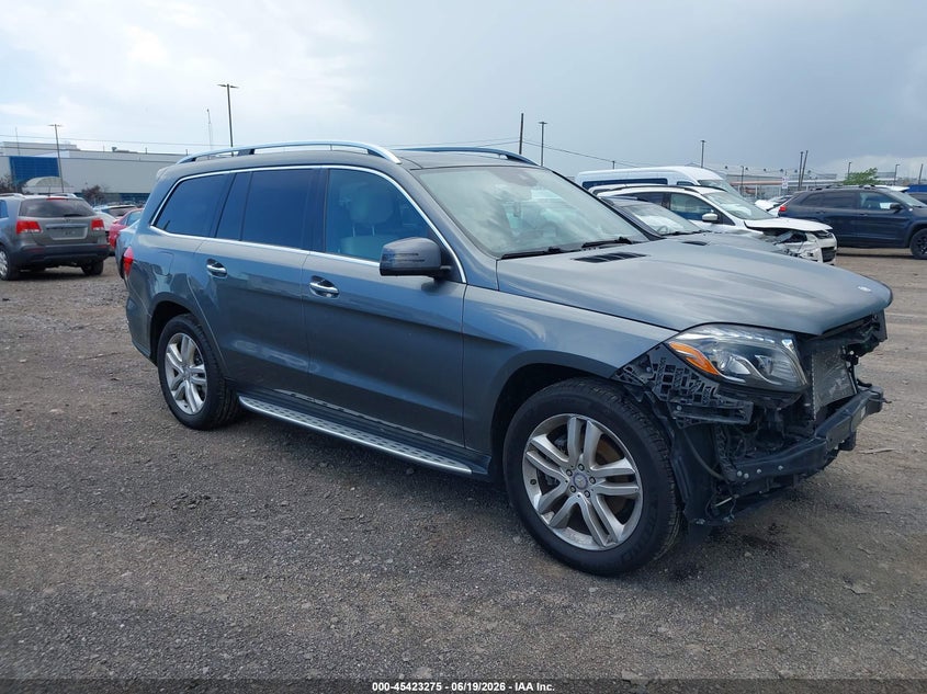 2017 Mercedes-benz Gls-klasse VIN 4JGDF6EE3HA886114 IAAI salvage auction — FRONT END, Salvage Title, sold $8,150 on 2026-07-29 (photo 1)