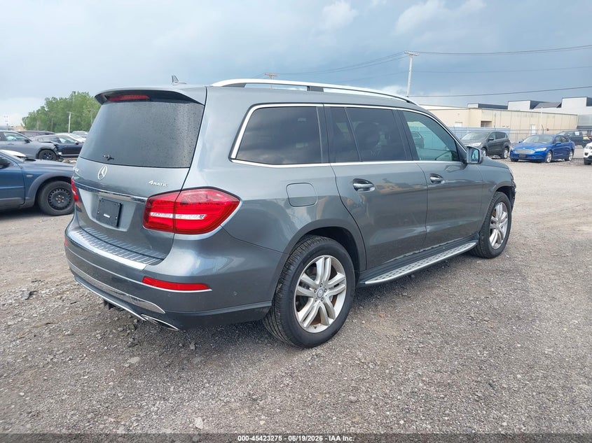 2017 Mercedes-benz Gls-klasse VIN 4JGDF6EE3HA886114 IAAI salvage auction — FRONT END, Salvage Title, sold $8,150 on 2026-07-29 (photo 4)