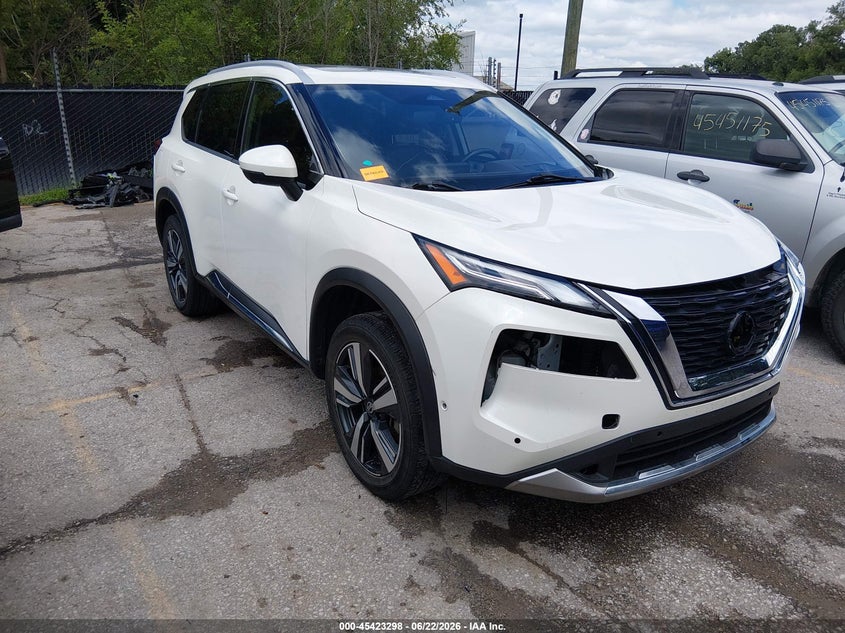 2021 Nissan Rogue VIN JN8AT3DC4MW104886 — IAAI salvage auction photo