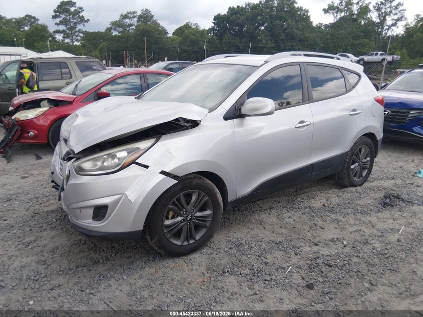 2015 Hyundai Tucson VIN KM8JU3AG7FU971001 IAAI salvage auction — FRONT END, Salvage Title, sold $900 on 2026-08-02 (photo 2)