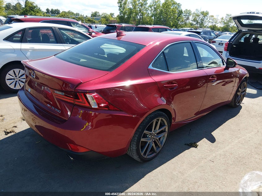 2014 Lexus Is VIN JTHCE1D26E5000190 IAAI salvage auction — FRONT END, Salvage Title, sold $6,300 on 2026-08-01 (photo 4)