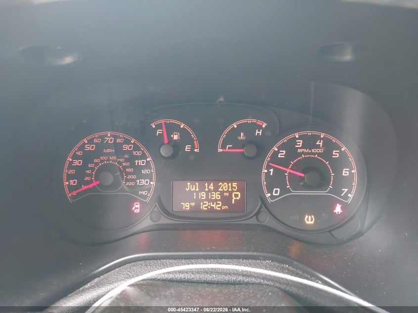 2017 Ram Promaster city VIN ZFBERFAB3H6F20805 IAAI salvage auction — FRONT END, Salvage Title, sold $1,550 on 2026-07-22 (photo 7)