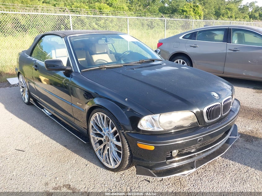 2002 BMW 3er VIN WBABS33492PG83412 IAAI salvage auction — UNDERCARRIAGE, Salvage (Louisiana), sold $475 on 2026-07-08 (photo 1)