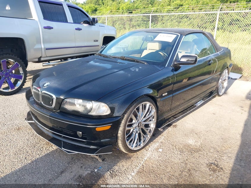2002 BMW 3er VIN WBABS33492PG83412 IAAI salvage auction — UNDERCARRIAGE, Salvage (Louisiana), sold $475 on 2026-07-08 (photo 2)